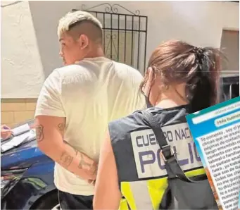  ?? // ABC ?? CHANTAJES A LO GRANDE
Detención del Facu, uno de los líderes de la mayor red extorsiona­dores con páginas sexuales. Debajo los mensajes a las víctimas y a la derecha la Policía en pleno registro.