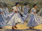  ?? COURTESY OF MARIN SOCIETY OF ARTISTS ?? Iris Sabre's “Oaxaca Dancers” is featured in Marin Society of Artists' “Art and Cultures of the World.” A reception is from 5to 8p.m. Friday at the San Rafael gallery.