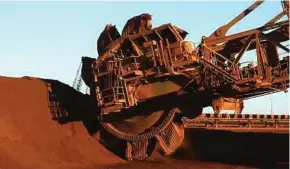  ?? BLOOMBERG PIC ?? The global mining industry is in the midst of a revival in exploratio­n spending, especially on key metals, after hitting a low of about US$9 billion in 2016.