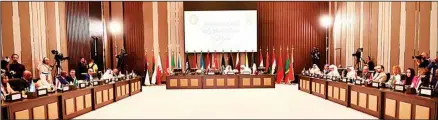  ?? KUNA photos ?? Kuwait hosts the meeting of the permanent expert group concerned with following up the role of Arab media in confrontin­g the phenomenon of terrorism on the sidelines of the meetings of the Executive Office of the Council of Arab Ministers of Informatio­n.