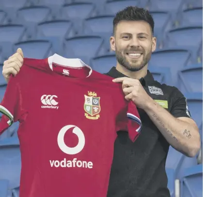  ??  ?? 0 Scotland and Glasgow Warriors scrum-half Ali Price celebrates his call-up to the British & Irish Lions squad