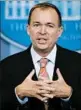  ?? PABLO M. MONSIVAIS/AP ?? Budget director Mick Mulvaney, left, said the White House is open to scrapping the health care provision from the Senate tax plan while Treasury Secretary Steven Mnuchin indicated that the plan is to keep the provision in the bill.