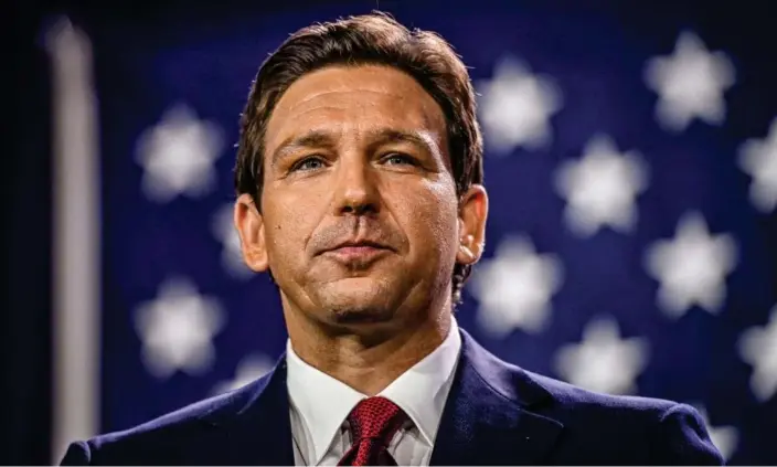  ?? Photograph: Giorgio Viera/AFP/Getty Images ?? Governor of Florida, Ron DeSantis.