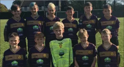  ??  ?? The Wexford Albion Under-12 first team squad. Back (from left): Darragh McLaughlin, Filip Wasilewski, Jan Wosniak, Callum Fowler, Ben Mallon, Conor Shortall. Front (from left): Sam Molloy-Nolan, James Kirby, William Gaul, Seán O’Connor, Logan Byrne.