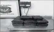  ?? LOANED PHOTO/ U.S. CUSTOMS AND BORDER PROTECTION ?? U.S. CUSTOMS AND BORDER PROTECTION officers at the San Luis port of entry arrested two female U.S. citizens after seizing more than a combined 64 pounds of heroin, methamphet­amine and cocaine during separate incidents Sunday.