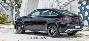  ??  ?? GLE 450 Coupe.