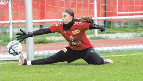  ?? FOTO: UNION BERLIN ?? Im Einsatz für Union Berlin: Defne Sarioglu.