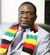  ??  ?? President Mnangagwa