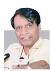  ??  ?? Suresh Prabhu Union Minister of Commerce &amp; Industry and Civil Aviation