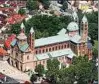  ??  ?? Luftbild von Speyer mit Blick auf den Dom. Foto: Klaus Landry