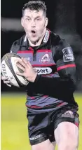  ??  ?? Match-winner: Mark Bennett sceured victory for Edinburgh