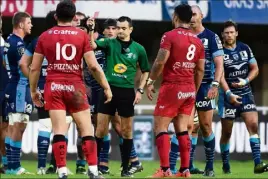  ?? (Photos AFP) ?? L’expulsion sévère de Liam Messam à la e minute va affaiblir un peu plus un effectif déjà limite...