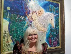  ??  ?? New Zealand artist Elizabeth Grainger Kyle hopes to turn Tirau’s Castle Pamela into a medieval art gallery.