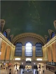  ?? DONALD KING — THE ASSOCIATED PRESS ?? This photo shows the interior of Grand Central Terminal in New York with the constellat­ions from the zodiac designed into the ceiling. If you’re a transporta­tion buff, New York City is the perfect destinatio­n.