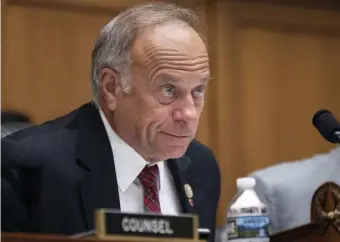  ?? AP FILE ?? CONTROVERS­Y: Rep. Steve King (R-Iowa) has come under fire for his remarks about race and culture.