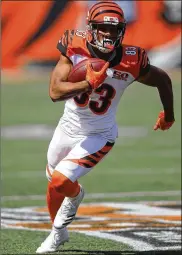  ?? JOHN GRIESHOP / GETTY IMAGES ?? Tyler Boyd is trying to recover the form he showed in 2016 — his rookie year — when he caught 54 passes. He had just 22 receptions in 2017.