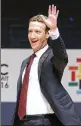  ?? ERNESTO ARIAS / TNS ?? Facebook founder and CEO Mark Zuckerberg faces calls to explain how data obtained through the company was used in attempts to sway voters.