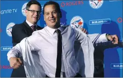  ?? DAVE ABEL ?? Now in a rebuild, Jays GM Ross Atkins and coach Charlie Montoyo could be in for a rough season.