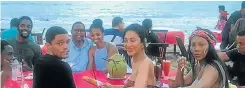  ?? Picture: Instagram ?? ‘The Daily Show’ host Trevor Noah and real estate agent Jordyn Taylor are in Bali with some friends, seemingly loving every second.