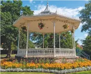  ??  ?? The bandstand in Taunton’s Vivary Park is typical of many saved over the past 20 years