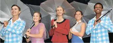  ?? Picture: SUPPLIED ?? CLASSIC FEELGOOD: Stirling High School's annual production will be at the Guild Theatre this weekend. This year’s production is the classic ‘Singin in the Rain’ and promises to transport audiences back to the Golden Age of Hollywood. Pictured are main...