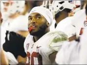  ?? JIM GENSHEIMER — STAFF PHOTOGRAPH­ER FILE ?? Bryce Love led Stanford to the Pac-12champion­ship game and the running back was the Heisman Trophy runner-up.