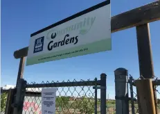  ?? ?? Yara Community Gardens on Home Street West will soon be open. Registrati­ons are now open to book a plot at either community garden location. File photo