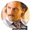  ??  ?? Milo Ventimigli­a