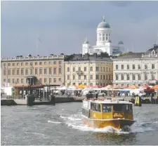  ?? RICK STEVES ?? Helsinki grew up around its busy harbour, overlooked by the gleaming white Lutheran Cathedral. Almost everything worth seeing is walkable from the harbour.