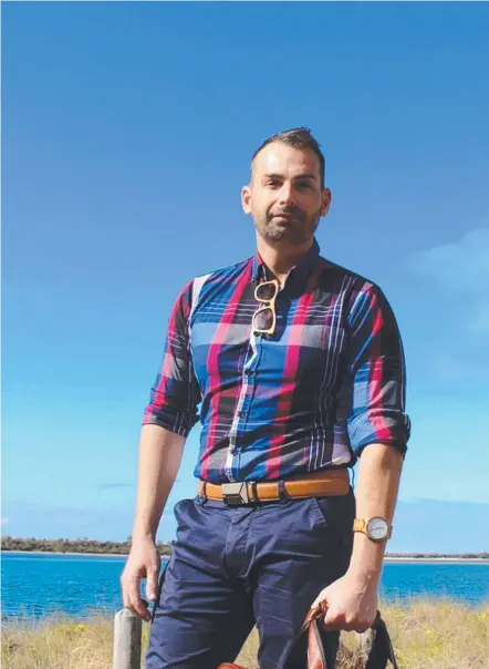  ??  ?? Gold Coast-based accountant Dean Milner is challengin­g the stereotype of the ‘boring accountant’.