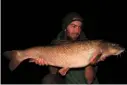  ??  ?? Robert Bown’s 15lb 10oz Trent barbel.