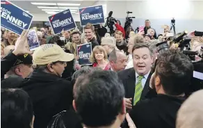  ?? GAVIN YOUNG ?? Jason Kenney handily won the Calgary Lougheed byelection on Thursday by taking 72 per cent of the vote.