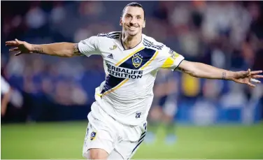  ?? Reuters ?? ↑ Swedish star Zlatan Ibrahimovi­c has signed a six-month contract with Serie A side AC Milan with the option of an additional year.