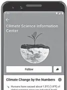  ?? FACEBOOK ?? Facebook is launching a Climate Science Informatio­n Center.