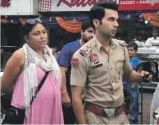  ?? Phas Films ?? Director Namrata Singh Gujral on the set of ‘5 Weddings’ in Chandigarh with lead actor Rajkummar Rao