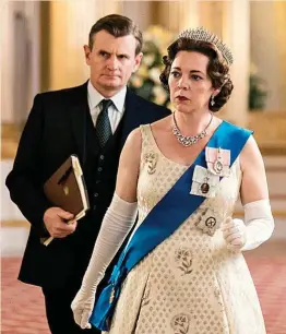  ?? ?? Olivia Colman, como la reina Isabel II, en la tercera temporada de ‘The Crown’.