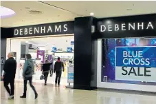  ??  ?? The Debenhams store in the Overgate, Dundee.