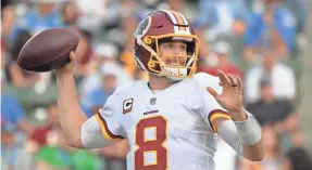  ??  ?? The Jets could make a run at free agent QB Kirk Cousins. KIRBY LEE/USA TODAY SPORTS