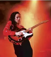  ??  ?? Anna Calvi, main; playing the Great Escape Festival, Brighton, 2019, above