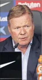  ??  ?? Ronald Koeman.