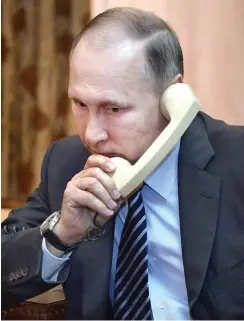  ?? Foto: AFP/Aleksey Nikolskyi ?? Wladimir Putin ist dankbar.