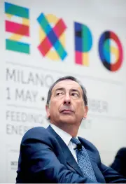  ??  ?? Ex commissari­o Expo.
Giuseppe Sala