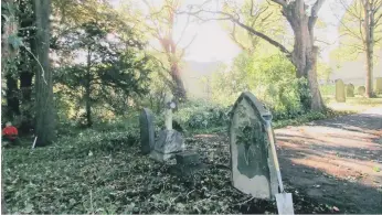  ??  ?? Work has transforme­d the Holy Trinity churchyard into a popular area for walkers and wildlife.