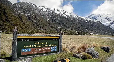  ?? GEORGE HEARD/STUFF ?? A draft plan for Aoraki/Mt Cook National Park proposes a park and ride scheme.