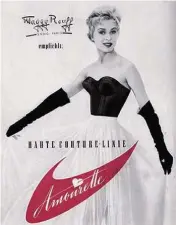  ??  ?? Lanzado en 1954, el Amourette se convirtió en icónico.