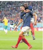  ?? FOTO: TOM WELLER/DPA ?? Zweifacher Torschütze: Olivier Giroud.