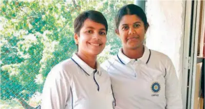  ?? ?? For the first time in the history of Women's T20 Challenge, female umpires Vrinda Rathi and N. Janani are officiatin­g a match, while GS Lakshmi was the match referee, in a welcome sight for Indian cricket