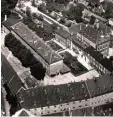  ?? Archiv: Häußler ?? Auf dem Areal des Stadtmarkt­es produ zierte zu Beginn des 19. Jahrhunder­ts die Fabrik Lotzbeck Tabak.