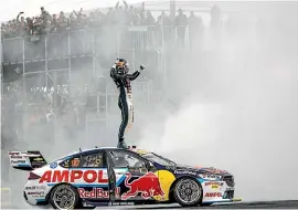  ?? ?? New Zealand driver Shane van Gisbergen won the last ever Supercars race at Pukekohe Park in September.