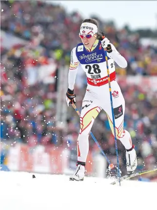  ??  NORDIC FOCUS ?? Almonte’s Perianne Jones, 30, represente­d Canada at the 2010 and 2014 Winter Olympics,
